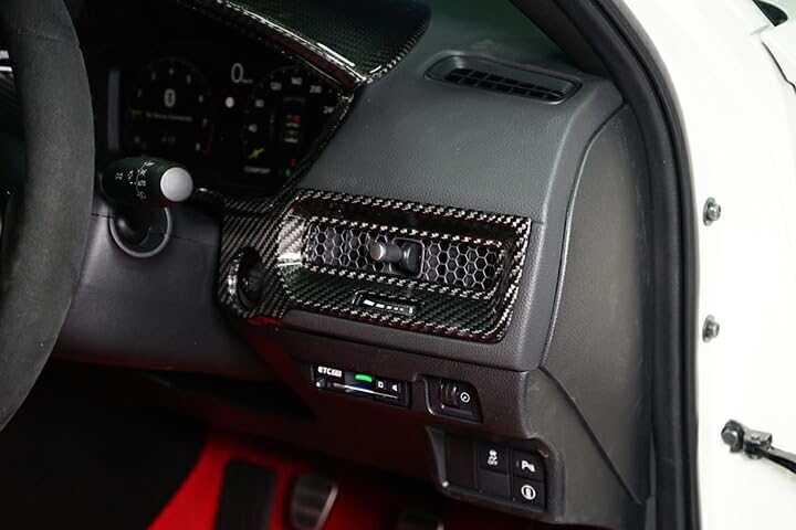 FL5シビックタイプRアクシスAXISドライカーボン内装パネル 4枚セット Amazon | AXIS(アクシス) フロントパネルカバー ホンダ シビックタイプ
